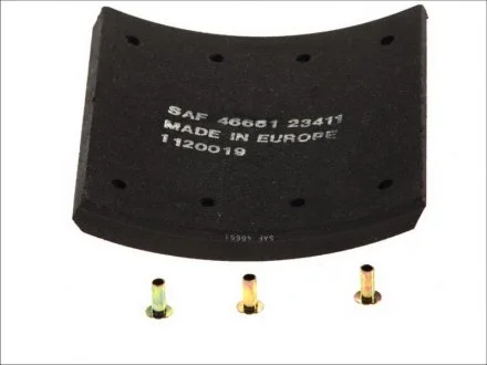 Комплект накладок гальмівних SNF420x203,2mm (19477 01) 19478 01 03057396610 = SAF 3057396610