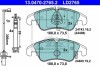 Комплект гальмівних колодок, дискове гальмо CERAMIC LD2765 / ATE 13.0470-2765.2 (фото 1)