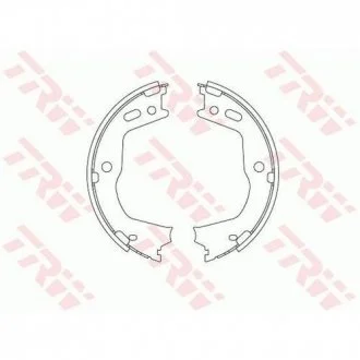 Комплект гальмівних колодок, стоянкова гальмівна система TRW GS8803