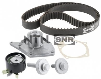 Рем. Комплект ГРМ: ремень + ролики + помпа SNR NTN KDP455.580 (фото 1)