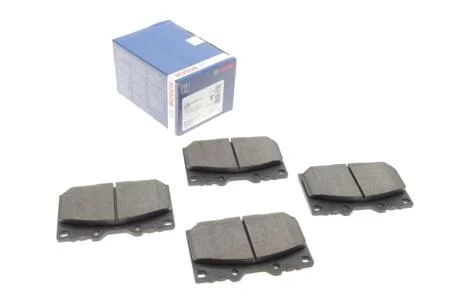 Колодки гальмівні (передні) Toyota Land Cruiser 100 98-07/Prado 02-10/Lexus LX 98-08 BOSCH 0986424640