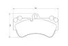 Колодки гальмівні (передні) Porsche Cayenne/VW Touareg 02-10 (Brembo) (190x99,1) BOSCH 0986424740 (фото 2)
