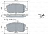 Колодки гальмівні (передні) Citroen C8 02-/Jumpy/Fiat Scudo/Peugeot Expert 95-06/807 02- (+датчики) BOSCH 0986424789 (фото 7)