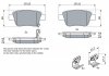 Тормозные колодки (задние) Toyota Avensis/Corolla 1.6-2.4i 03-09 BOSCH 0986424798 (фото 5)