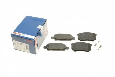 Колодки гальмівні (задні) Mitsubishi Outlander/Lancer 1.3-2.4 01- (Akebono) BOSCH 0986424814