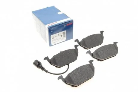 Комплект гальмівних колодок (передніх) Audi A3/Skoda Octavia 96-13/Fabia 99-/VW Caddy/Golf 96-15 (+датчик) BOSCH 0986494019