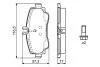Колодки тормозные (передние) MB A-class (W168) 97-04 BOSCH 0986424470 (фото 2)