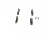 Комплект тормозных колодок, дисковый тормоз BOSCH 0986494099 (фото 3)