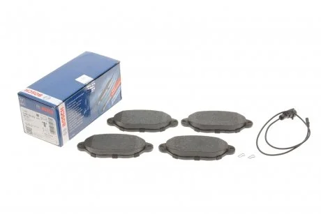 Колодки гальмівні (передні) Fiat Panda 03-/Punto 93-12 BOSCH 0986424379