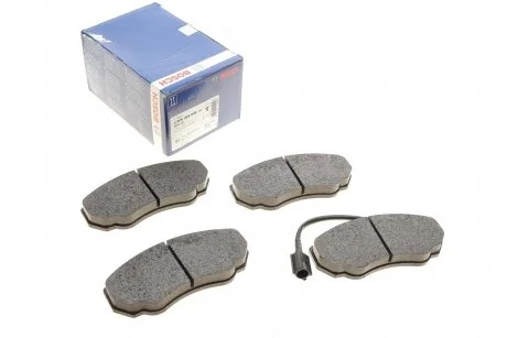 Колодки тормозные (передние) Citroen Jumper/Fiat Ducato/Peugeot Boxer 02-R15 BOSCH 0986494048