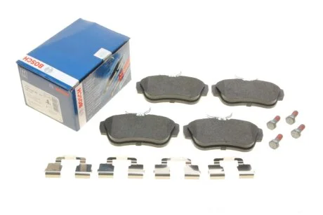 Колодки гальмівні (задні) Fiat Scudo/Peugeot Expert 1.6D/2.0D 07- BOSCH 0986494192