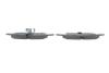 Комплект тормозных колодок, дисковый тормоз BOSCH 0986494201 (фото 6)