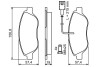 Колодки гальмівні (передні) Fiat Stilo/Bravo/Lancia Delta 01-18 BOSCH 0986424595 (фото 13)