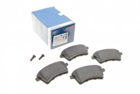 Комплект гальмівних колодок (передніх) Renault Kangoo 08- BOSCH 0986494332