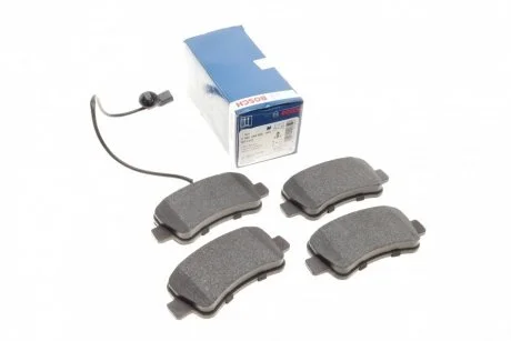 Комплект гальмівних колодок (задніх) Renault Master/Opel Movano 10- (однокатк.) BOSCH 0986494500