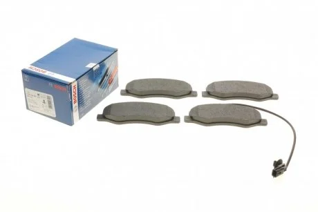 Колодки гальмівні (задні) Renault Master III/Opel Movano/Nissan NV400 10- (+датчик)/(спарка) BOSCH 0986494499