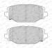 Комплект тормозных колодок, дисковый тормоз FERODO FDB4778 (фото 2)