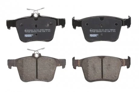 Комплект гальмівних колодок, дискове гальмо FE FERODO FDB4434