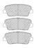 Комплект гальмівних колодок з 4 шт. дисків FERODO FDB4391 (фото 1)