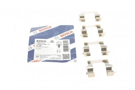 Комплектуючі, колодки дискового гальма 1 987 474 325 BOSCH 1987474325