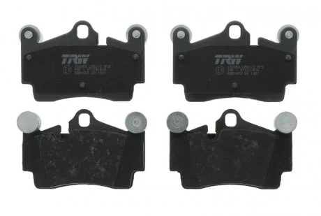 Комплект гальмівних колодок, дискове гальмо = GDB1549 TRW GDB1653