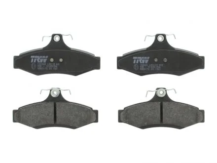 Комплект гальмівних колодок задн, CHEVROLET ASTRA, ZAFIRA DAEWOO LEGANZA, MUSSO, NUBIRA, TACUMA / REZZO MITSUBISHI MAGNA, VERADA SSANGYONG KORANDO, MUSSO 1.6-3.5 03.96- TRW GDB3172