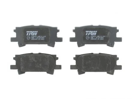 Комплект гальмівних колодок, дискове гальмо TRW GDB3339