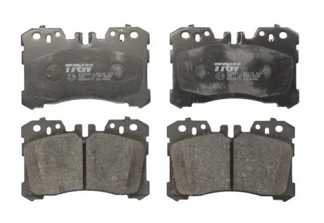 Комплект гальмівних колодок, дискове гальмо TRW GDB3473