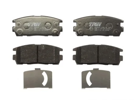 Комплект гальмівних колодок, дискове гальмо TRW GDB1716