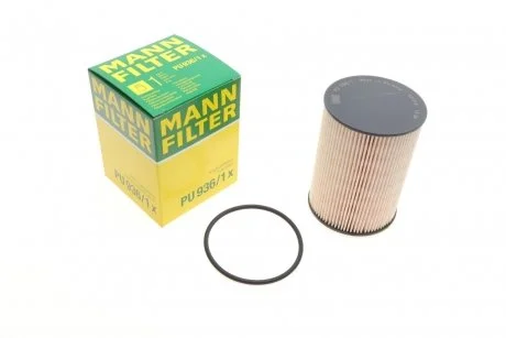 Фільтр паливний VW Caddy 1.9/2.0 TDI/SDI 03- MANN PU 936/1 X (фото 1)