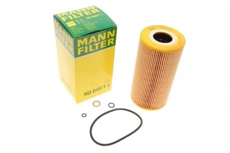 Фільтр масляний Opel Omega 2.5TD 94-03 MANN HU 848/1 X