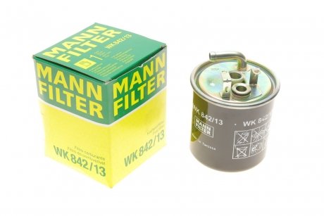 Фільтр паливний MB Sprinter/Vito 2.1D/2.2D/2.7D 99-06 OM611-612 MANN WK 842/13 (фото 1)