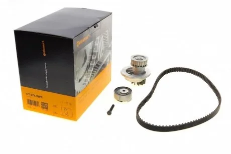 Ремкомплект ГРМ Ланос 1,5/Нексия/Авео (ремінь + ролик+помпа) Contitech CT874WP5