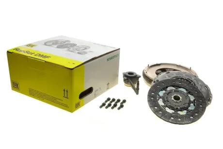 Демпфер + комплект зчеплення +вижимний VW T5 2.5 TDI 03- (96kw) AXD, BNZ LuK 600012500