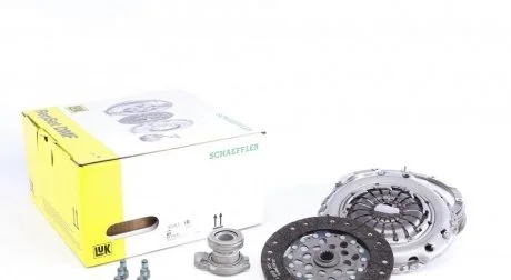 Демпфер + комплект зчеплення Opel Combo 1.7CDTI 16V 04-11 (74kw) d=228mm (z=14) LuK 600016600