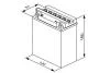 Акумуляторна батарея 12Ah/160A (136x82x160/L+) (мото) замінено на 0986FA1150 BOSCH 0092M4F300 (фото 2)