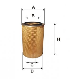 Фильтр воздушный КаМаз EURO2 WIX FILTERS 46741E