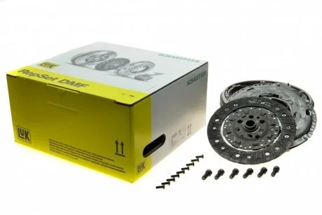 Демпфер + комплект зчеплення VW Caddy 1.9TDI 77kw 04-10/Golf V 1.6TDI 66-77kw 03-08 LuK 600001600