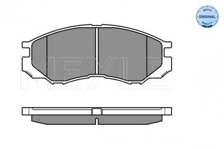 Тормозные колодки дисковые MEYLE 025 232 9015/W