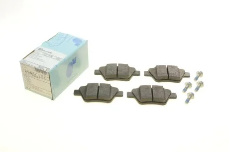 Колодки гальмівні (задні) Audi A1/A3/Skoda Octavia/SuperB/Yeti/VW Caddy/Touran/Golf/Passat B7/B8 04 BLUE PRINT ADV184218