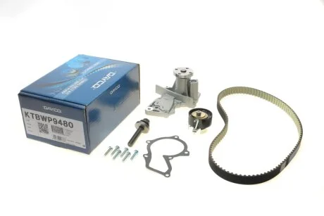 Комплект ременя ГРМ + водяна помпа DAYCO KTBWP9480