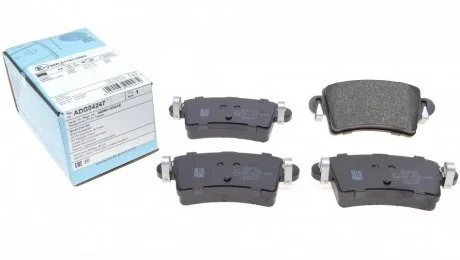 Колодки гальмівні (задні) Renault Master 97-10/Opel Movano A 98-10 BLUE PRINT ADG04247