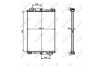 Радіатор системи охолодження, DAF 85 NRF 519586 (фото 5)