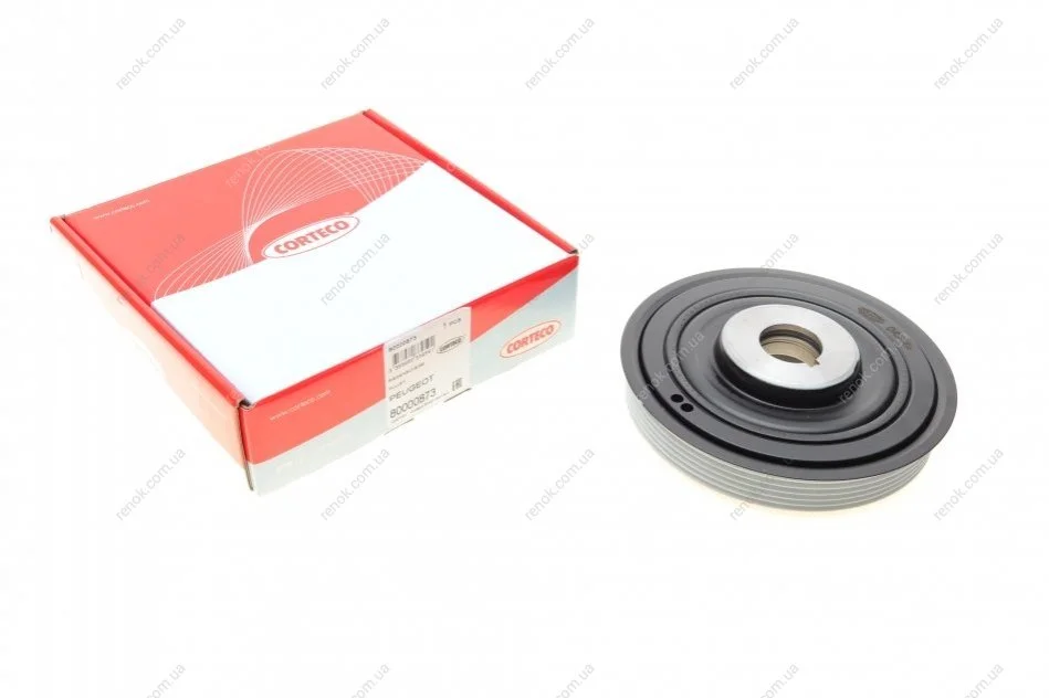 Шків колінвалу Citroen Berlingo/Jumpy/Peugeot Expert 1.9D/2.0HDI 98- (6PK) CORTECO 80000873 (фото 1)
