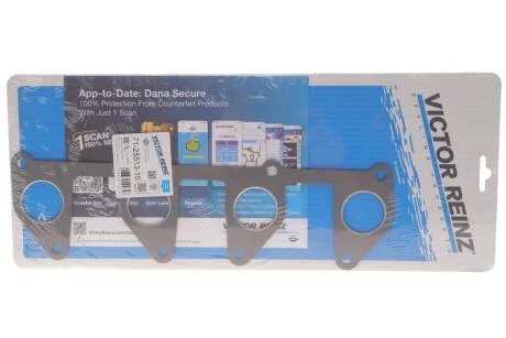 Прокладка колектора випускного Opel Ascona C/Kadett 1.8 86- (C18LE/C18NZ)/Daewoo Leganza 1.8 97- VICTOR REINZ 71-25513-10