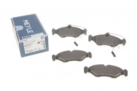 Гальмівні колодки дискові ME MEYLE 025 216 2117