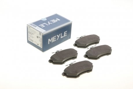 Комплект гальмівних колодок з 4 шт. дисків MEYLE 025 201 6816 (фото 1)