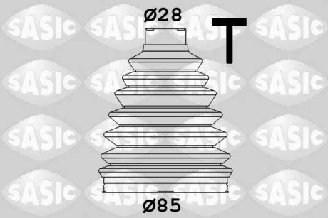 Комплект пильника, приводний вал SASIC 1904040