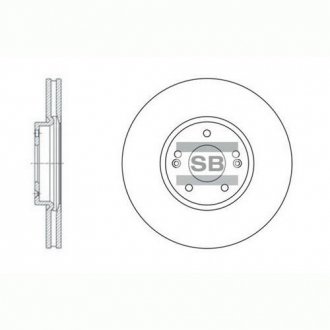 Тормозной диск передний SANGSIN BRAKE Hi-Q (SANGSIN) SD1053
