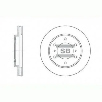 Гальмівний диск передній HQ Hi-Q (SANGSIN) SD4306